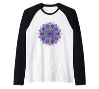 OM Mandala: Peace, Harmony, and Spiritual Connection Camiseta Manga Raglan