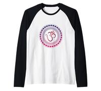 OM Mandala: Peace, Harmony and Spiritual Connection Camiseta Manga Raglan