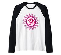 OM Mandala: Peace, Harmony and Spiritual Connection Camiseta Manga Raglan