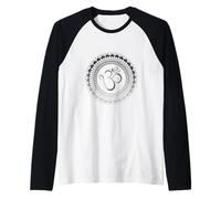 OM Mandala: Peace, Harmony and Spiritual Connection Camiseta Manga Raglan