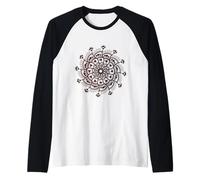 OM Mandala: Peace, Harmony, and Spiritual Connection Camiseta Manga Raglan
