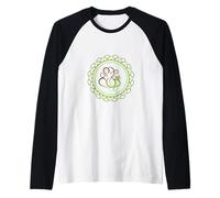 OM Mandala: Peace, Harmony and Spiritual Connection Camiseta Manga Raglan