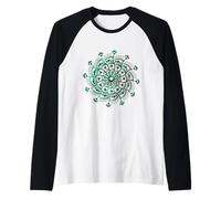 OM Mandala: Peace, Harmony and Spiritual Connection Camiseta Manga Raglan