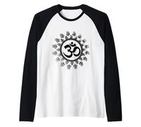 OM Mandala: Peace, Harmony and Spiritual Connection Camiseta Manga Raglan