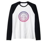 OM Mandala: Peace, Harmony and Spiritual Connection Camiseta Manga Raglan