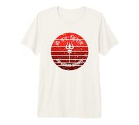 Om Namah Shivaya Antiguo Shiva Trishul Tripundra Yoga Retro Camiseta Premium
