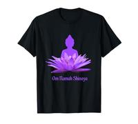 Om Namah Shivaya Camisa Lotus Camiseta