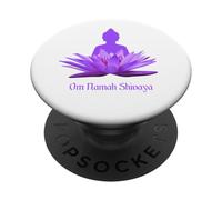 Om Namah Shivaya Camisa Lotus PopSockets PopGrip Adhesivo