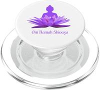 Om Namah Shivaya Camisa Lotus PopSockets PopGrip para MagSafe