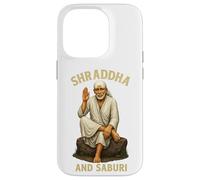 Om Sai Ram | Shirdi Sai Baba | Shraddha y Saburi | Sai Baba Carcasa para iPhone 14 Pro