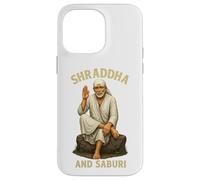 Om Sai Ram | Shirdi Sai Baba | Shraddha y Saburi | Sai Baba Carcasa para iPhone 14 Pro MAX