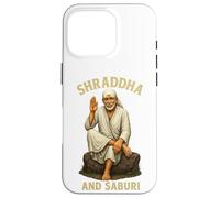 Om Sai Ram | Shirdi Sai Baba | Shraddha y Saburi | Sai Baba Carcasa para iPhone 16 Pro