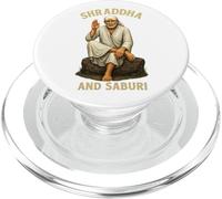 Om Sai Ram | Shirdi Sai Baba | Shraddha y Saburi | Sai Baba PopSockets PopGrip para MagSafe
