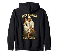 Om Sai Ram | Shirdi Sai Baba | Shraddha y Saburi | Sai Baba Sudadera con Capucha