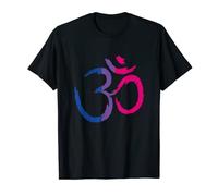 Om Sign LGBTQ Bandera Bisexual Namaste Chakra Yoga Orgullo Gay Camiseta