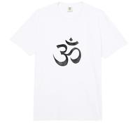 Om Símbolo Hindú Yoga Negro Desvanecido Ohm Mantra Sánscrito AUM Comfort Colors Adult Heavyweight T-Shirt
