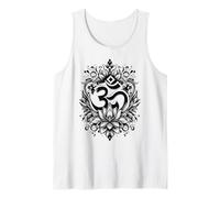Om Símbolo Namaste AUM Ohm Hindú Zen Tantra Yoga Día Camiseta sin Mangas