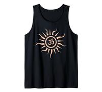Om Symbol Aum Ohm Mandala Hindú Yoga Meditación Namaste Camiseta sin Mangas