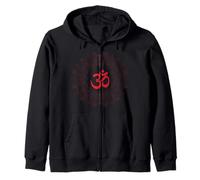 Om Symbol Aum Ohm Mandala Hindú Yoga Meditación Namaste Sudadera con Capucha