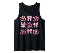 Om Symbol Meditación Budismo Budista Chica Coqueta Bow Mom Camiseta sin Mangas
