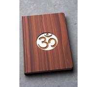 Om Symbol Notebook - Spiritual Journal for Meditation, Gratitude & Mindfulness: Sacred Hindu Diary with 120 Lined Pages | 6x9” | Wooden Texture Cover | Perfect for Yoga, Devotion & Daily Reflections