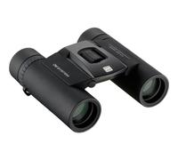 OM SYSTEM 10x25 WP II Prismáticos Negro, Impermeable, 15 años de garantía, Aumento 10x, corrección dióptrica, prismas BaK-4, Incl. Bolsa y Correa de Transporte