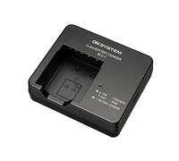 OM System BCS-7 Cargador para Batería BLS-7 - Cargador Original Oficial | Carga en 90 min con USB-C - Indicador LED - Compatible con OM SYSTEM PEN - Compacto