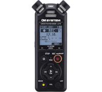 OM System LS-P5 Grabadora de Audio Hi-Res - Sistema TRESMIC II de 3 Micrófonos, Bluetooth, 16GB, 37h de Autonomía, Grabaciones Profesionales, Control Smartphone, USB, PCM/FLAC/MP3