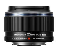 OM System M.Zuiko Digital 25mm F1.8 II Lightweight Weather-Sealed Compact Lens with 9-Element and 7-Group Design (Micro Four Thirds)
