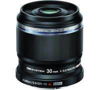 OM SYSTEM M.Zuiko Digital ED 30mm F3.5 Macro - Objetivo Micro Four Thirds | Lente Macro de 60mm equivalente con AF Rápido MSC, Negro, para Cámaras Olympus OM-D, Pen y Panasonic G de Montura Metálica