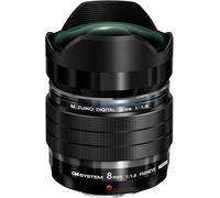 OM SYSTEM M.Zuiko Digital ED 8mm f/1.8 Fisheye Pro Objetivo para MFT, Negro