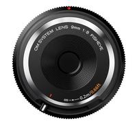 OM SYSTEM M.Zuiko objetivo con tapa de cuerpo de 9 mm f/8,0 Micro Cuatro Tercios negro