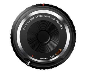 OM SYSTEM M.Zuiko objetivo con tapa de cuerpo de 9 mm f/8,0 Micro Cuatro Tercios negro