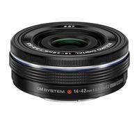 OM SYSTEM Olympus M.Zuiko Digital 14-42mm F3.5-5.6 EZ Negro para cámara Micro Cuatro Tercios, Lente compacta de Zoom 3X