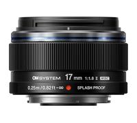 OM System Olympus M.Zuiko Digital 17mm F1.8 II for Micro Four Thirds System Camera, Weather Proof, Compact Design, Beautiful Bokeh, Bright