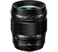 OM SYSTEM Olympus M.Zuiko Digital ED 45mm F1.2 Pro para cámara de Sistema Micro Four Thirds, Lente F1.2 Ultra Brillante, diseño Sellado contra la Intemperie, Embrague MF, botón L-Fn