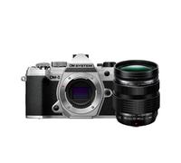 OM SYSTEM OM-5 Cámara con Sistema Micro Four Thirds con Objetivo M.Zuiko Digital ED 12-40mm Pro II, Sensor Live Mos de 20 MP, Estabilización de Imagen Mejorada de 5 Ejes, Plata/Negro