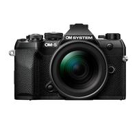 OM SYSTEM OM-5 Mark II BLK con M.ZUIKO Digital ED 12-45 mm F4.0 PRO KIT Compacto, ligero, sellado a la intemperie, cámara de video 4K, ideal para viajes al aire libre