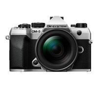 OM SYSTEM OM-5 Mark II plateado + 12-45mm f/4.0 Pro
