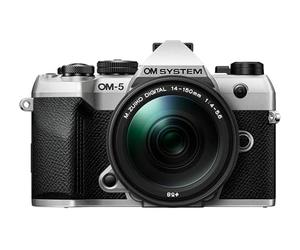 OM System OM-5 Mark II SLV w/M.ZUIKO Digital 14-150mm f4.0-5.6 II Cámara de Video 4K sellada de Nuevo Ligero Compacto Mejor para Viajes al Aire Libre