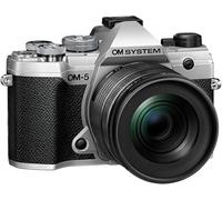 OM SYSTEM OM-5 Micro Four Thirds System Camera incl. lens M.Zuiko Digital ED 12-45mm PRO, 20 MP Live MOS Sensor, Improved 5-Axis Image Stabilisation, IP53, Handheld High Res Shot, Silver/Black