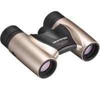 OM SYSTEM Prismáticos 8x21 RC II - Binoculares Plegables Ligeros, Champán | Óptica BaK-4 con revestimiento múltiple, diseño ultracompacto de 185g, rueda de enfoque y funda de transporte incluida