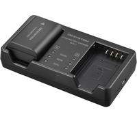 OM System SBCX-1 Kit Cargador Doble y Batería BLX-1 para OM-1 | Batería ion-litio 2280mAh, carga 2 baterías en 150 min, compatible con OM-1 Mark II y OM-3, 500 ciclos