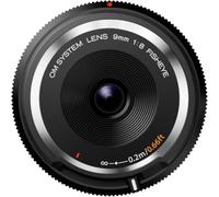 OM SYSTEM Tapa de Cuerpo y Lente Ojo de Pez 9mm f/8.0 para Cámaras MFT | Accesorio 2 en 1 ultra compacto con enfoque cercano a 0,2 m, compatible con cámaras Olympus OM-D, Pen y Panasonic Micro 4/3.