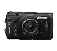 OM System Tough TG-7 Cámara subacuática Negra, Impermeable, a Prueba de congelación, Alta resolución Brillante, Video 4K 44x Macro Disparo