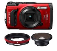 OM SYSTEM Tough TG-7 Kit Fisheye - Rojo
