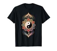 Om Yin Yang Lotus Mandala Geometría Sagrada Diseño Espiritual Camiseta