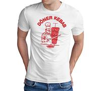 OM3® Doner Kebab - Camiseta para hombre - Doner Classic Logo Original - S - 5XL, Blanco, M