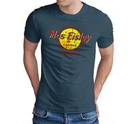 OM3® Mos-Eisley Cantina - Camiseta para hombre, diseño vintage con texto "Best Bar in the Univer", tallas S - 4XL Denim. M