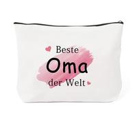 Oma Geschenke Oma Geburtstag für Frauen Von Nikel Muttertagsgeschenk Geschenke zum Muttertag Weihnachten Valentinstag Jubiläg,Kosmetiktasche Romantisches Sinnvolle Danke Dankeschön